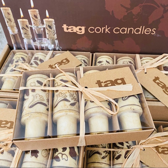 3 for $20‼️CLEARANCE‼️Wine Cork Candle Set of Four - Picture 4 of 5